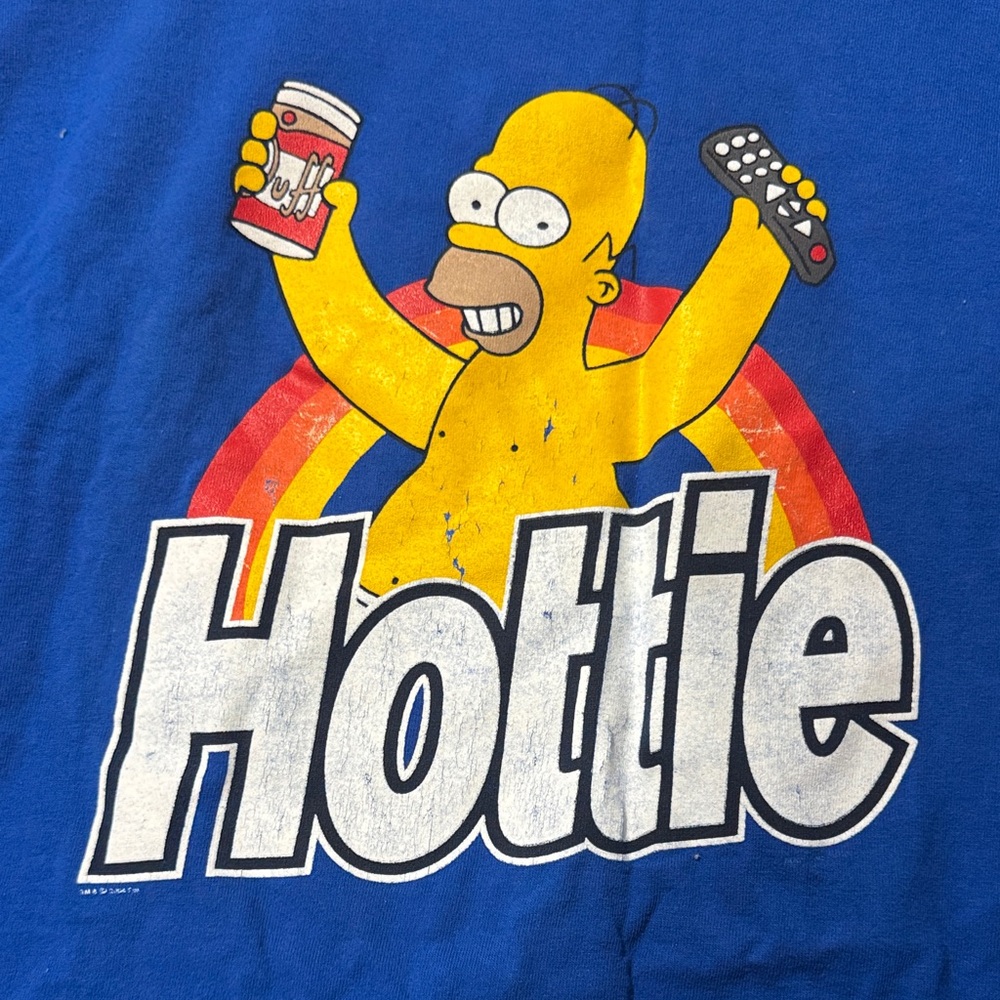 Homer Simpson “Hottie” Blue T-Shirt XXL